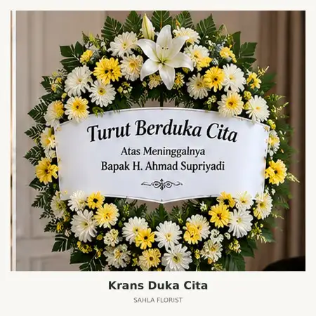 Krans Bunga Duka Bengkalis